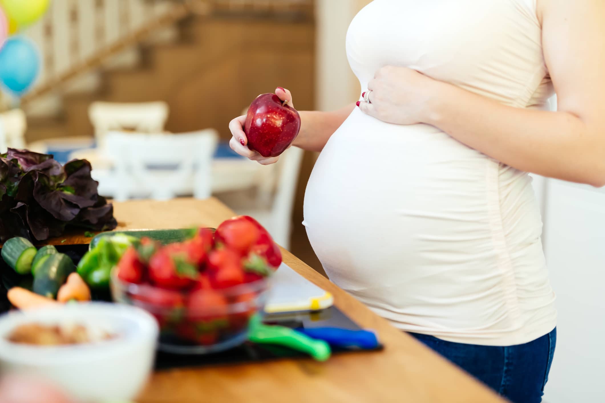 Alimentos grávidas devem evitar