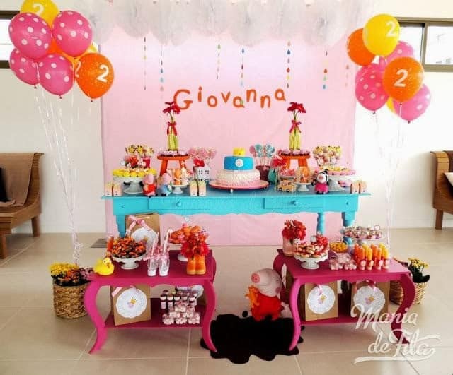 Ideias para festa Peppa Pig