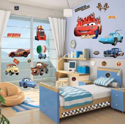 cars-cartoon-nursery-decor-for-baby-boy