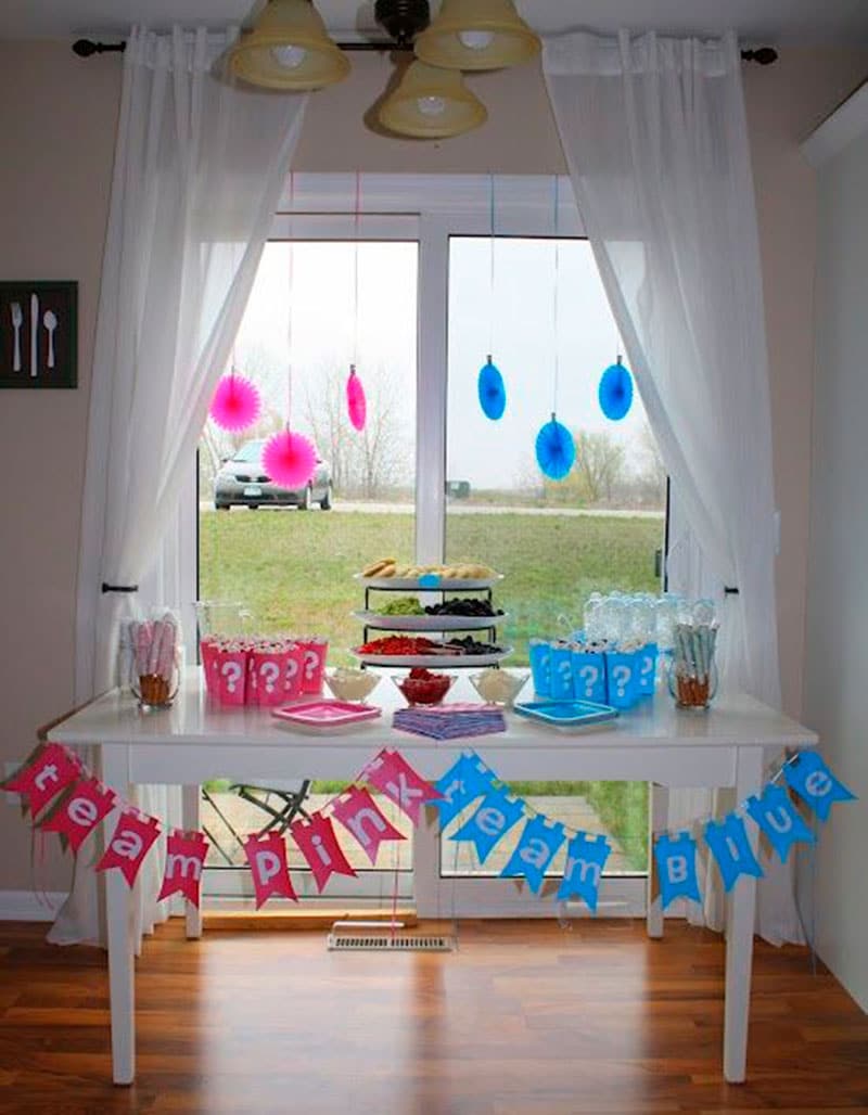 cha bebe revelacao decoracao