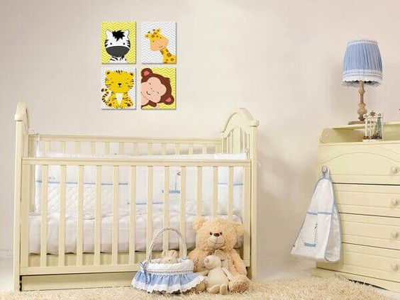 decoracao de quarto com tema safari 10