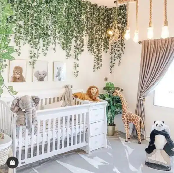 decoracao de quarto com tema safari 14