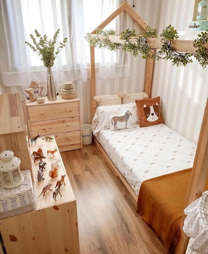 decoracao de quarto com tema safari 19