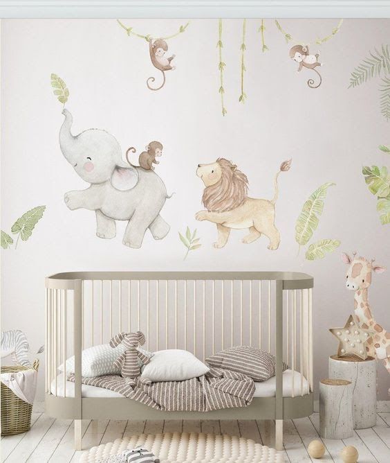 decoracao de quarto com tema safari 4