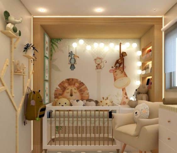 decoracao de quarto com tema safari 5