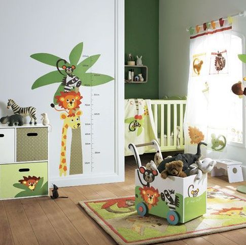 decoracao de quarto com tema safari