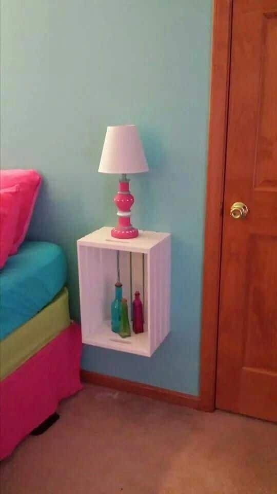 decoracao de quarto de bebe com caixotes de feira 7