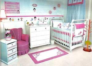 decoração para quarto bebe menina