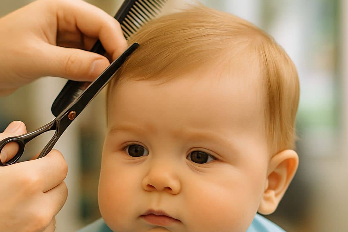 dicas para o primeiro corte de cabelo do bebe