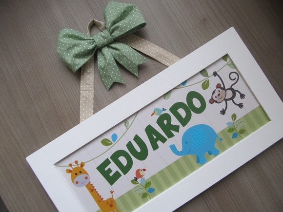 diy enfeite porta maternidade 1