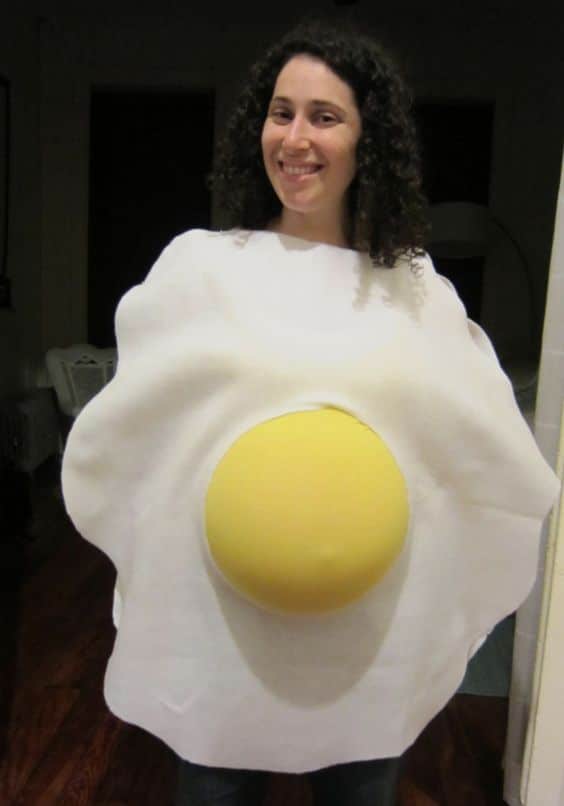 fantasias de halloween para gravidas ovo estrelado