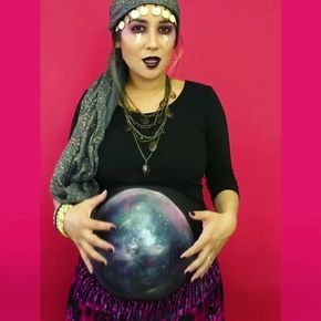 fantasias de halloween para gravidas vidente
