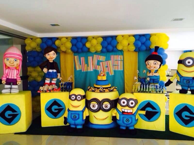 festa infantil minions