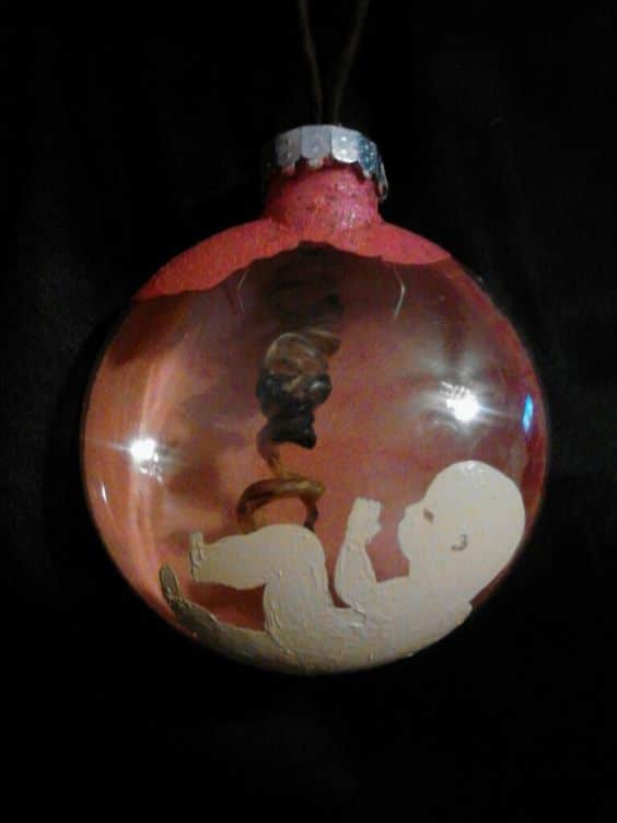 ideias guardar cordao umbilical bola