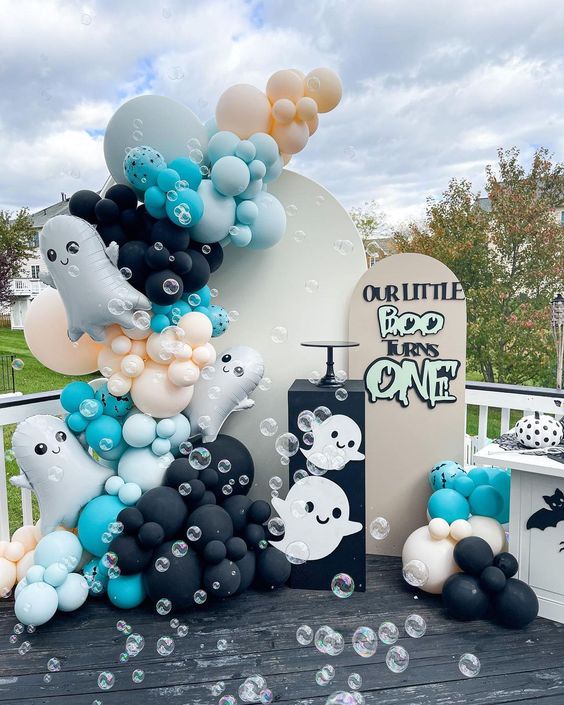 ideias para cha de bebe de halloween 2