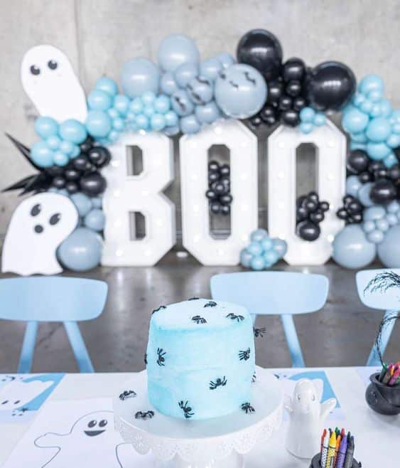 ideias para cha de bebe de halloween 4