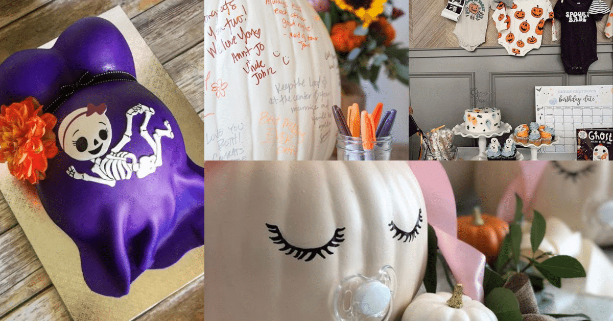 ideias para cha de bebe de halloween