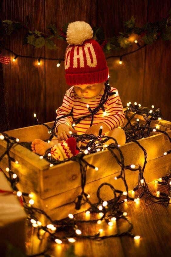 ideias para fotografar o seu bebe neste natal 3