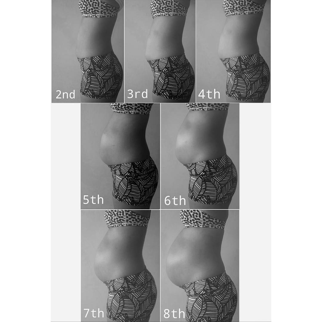 ideias registar crescimento barriga gravida 6