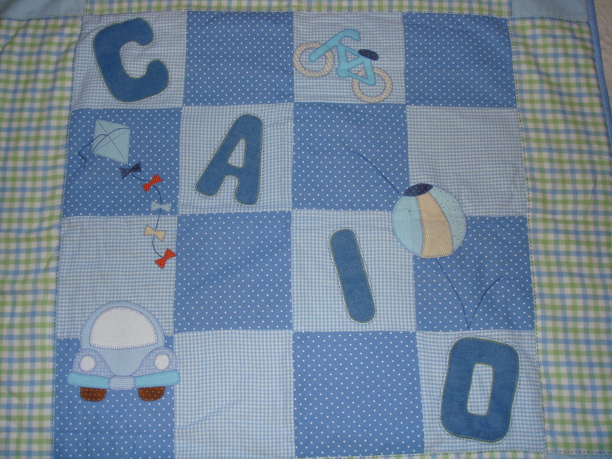 manta bebe patchwork