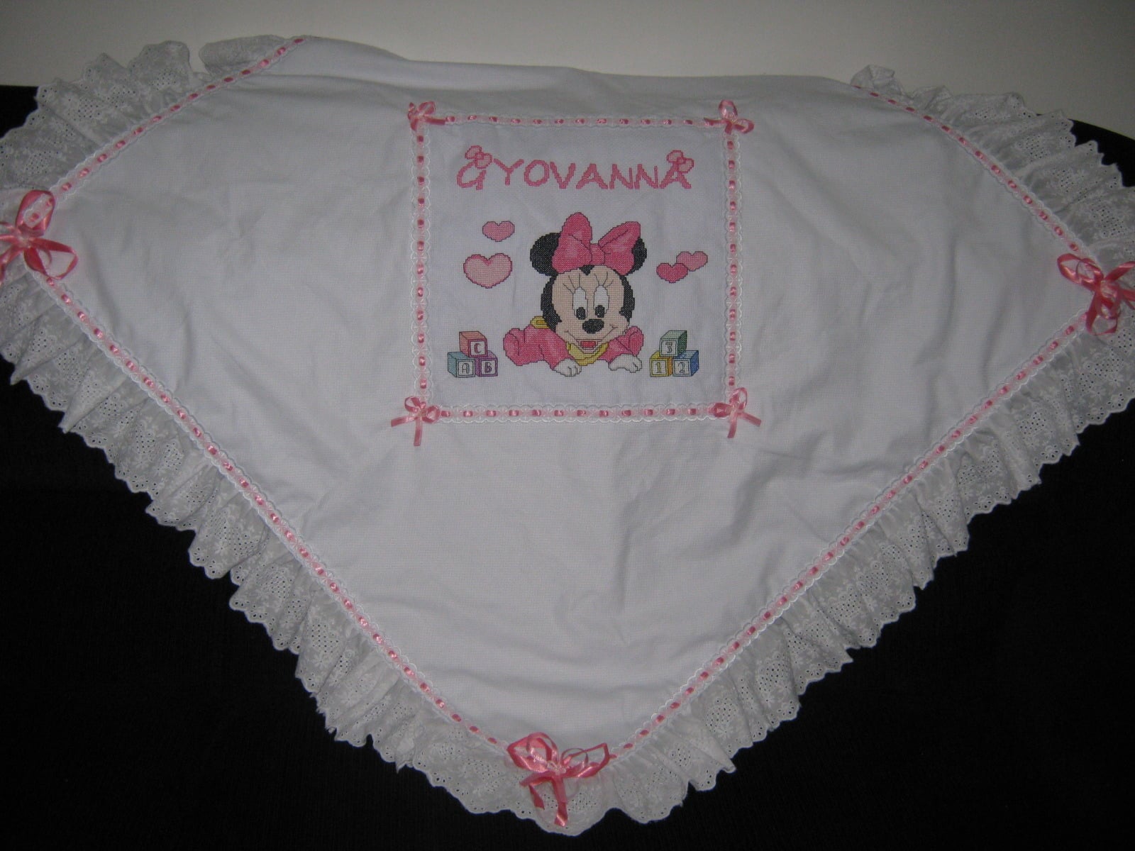 manta para bebe em piquet personalizada