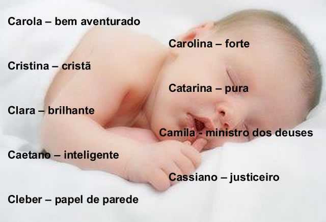 20 Nomes de Bebés Mais Usados e Seus Significados nomes bebes