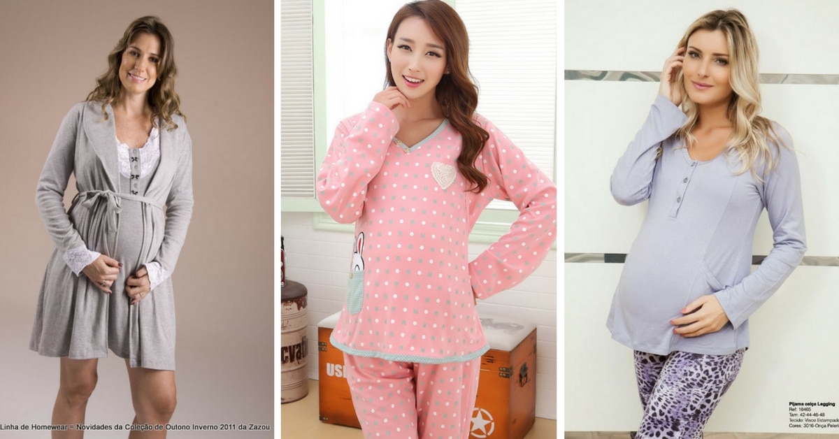 pijamas maternidade 1