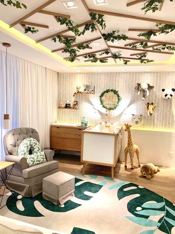 quarto bebe tema selva 3