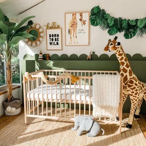 quarto bebe tema selva 7