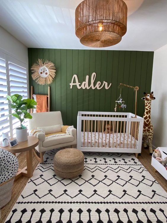 quarto bebe tema selva 8